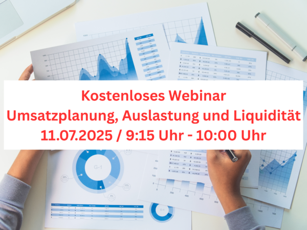Umsatzplanung, Auslastung und Liquidität mit dem Sta*Ware BusinessNavigator