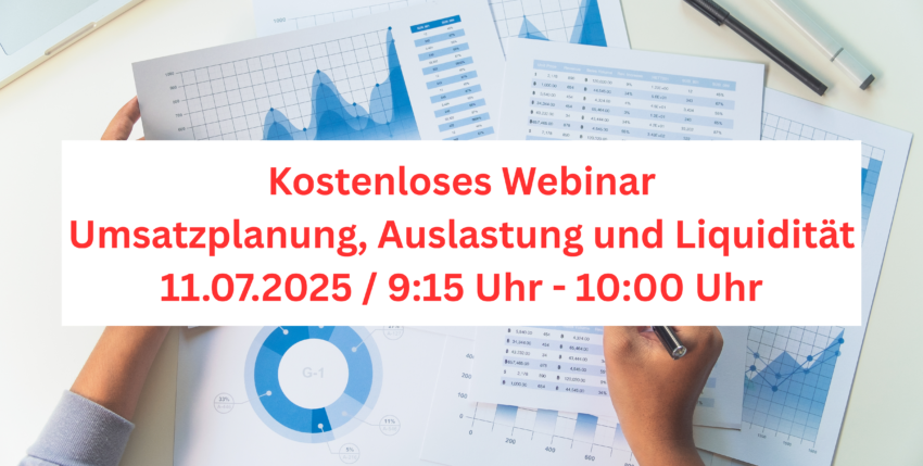 Umsatzplanung, Auslastung und Liquidität mit dem Sta*Ware BusinessNavigator